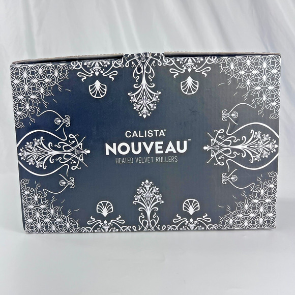 Calista Nouveau Heated Velvet Rollers, 12 Hot Rollers For Tangle-Free Hair - NEW - Picture 2 of 6